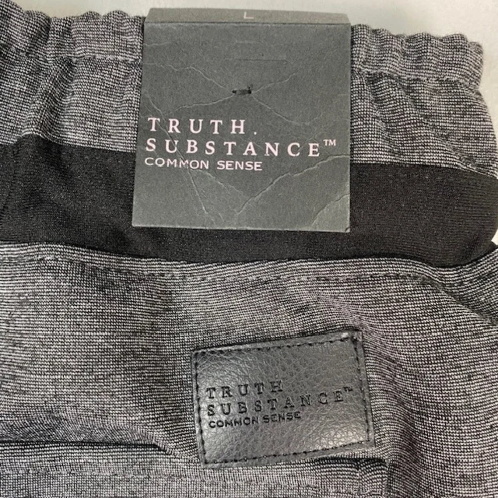 Truth Substance Common Sense Mens‎ Heather Gray Athletic Shorts Size L BS9B06GRH